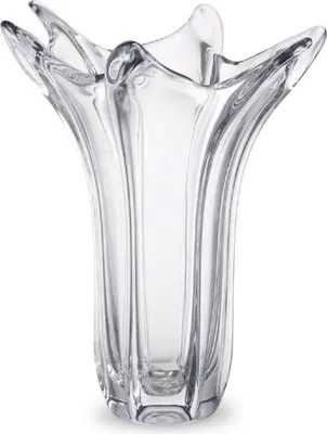 Produktbild von Casa Padrino Luxus Glas Vase Ø 32 x H. 35 cm - Mundgeblasene Blumenvase - Deko Blumenvase - Deko Accessoires - Deko Glas Vasen - Luxus Accessoires