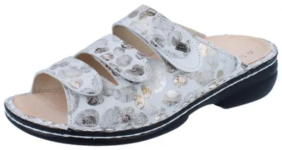 Produktbild von FINN COMFORT Kos Damen Pantolette grau Nubukleder - Größe: 41
