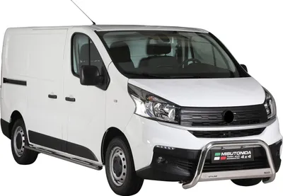 Obrázek produktu pro Nerezové boční prahy pro Fiat Talento 2016-2020 Krátké šedé