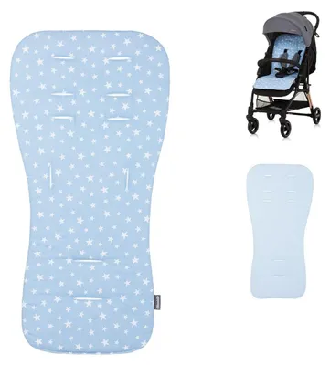 Immagine prodotto di Chipolino inserto seggiolino passeggino universale cotone traspirante blu
