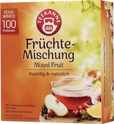 Produktbild von Teekanne Früchte Genuss aromatisch erfrischend 100 Portionen 200g