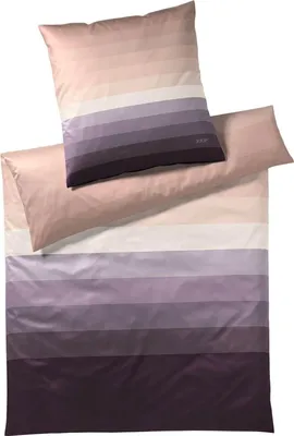 Produktbild von JOOP! Mako-Satin Bettwäsche-Garnitur Horizon Farbe powdered berry Größe 135x200+80x80 AL