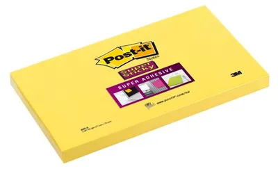 Image de 3M Post-it Super Sticky Notes Haftnotizen, 127 x 76 mm (655-S)