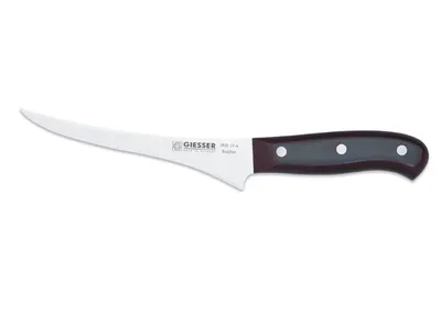 Produktbild von Giesser Messer PremiumCut Micarta Filet No 1 Rocking Chef Ausbeinmesser BBQ 17cm