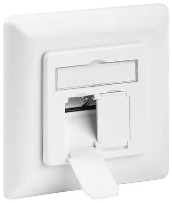 Immagine prodotto di goobay CAT 6a scatola da incasso a filo bianco (sfuso)