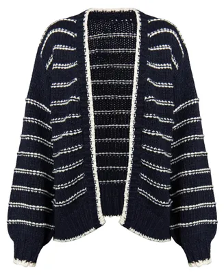 Produktbild von CALEY Damen Strickjacke - Blau, XL/XXL