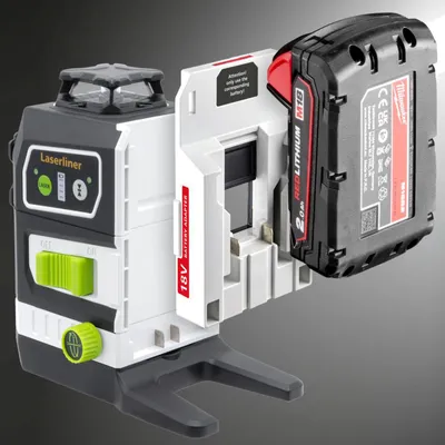 Immagine prodotto di Laserliner Kreuzlinien-Laser Multi-18V-Serie + PowerAdapter Milwaukee