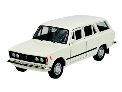 Produktbild von Welly Fiat 125P Kombi Weiss 1:34-1:39 Die Cast Metall Modell Neu im Kasten  43853