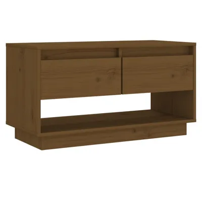 Produktbild von TV-Schrank Honigbraun 74x34x40 cm Massivholz Kiefer