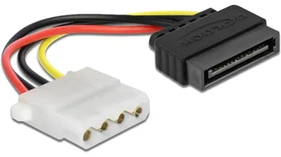 Obrázok produktu pre DELOCK Stromkabel SATA 15Pin -> Molex 4Pin St/Bu