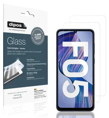 Immagine prodotto di 2x Pellicola Protettiva per Samsung Galaxy F05 Protezione Vetro Flessibile 9H dipos