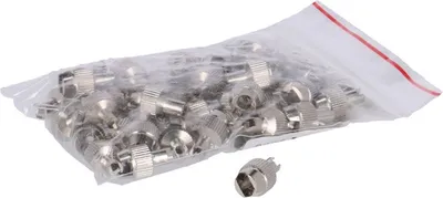 Produktbild von Schwalbe VentilschlüsselSV/AV Btl./50Stk Messing Vernickelt, für SV und AV 50st