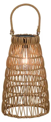 Produktbild von LED Solarlampe SINGAPUR braun Gartenlicht H34cm Hängelaterne Outdoor Solar Laterne