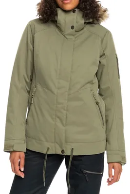 Zdjęcie produktu dla Kurtka damska Roxy Meade narciarska zimowa khaki XL