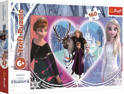 Produktbild von Disney Frozen Puzzle 160 Teile Farbenfrohes Puzzeln mit Elsa und Anna