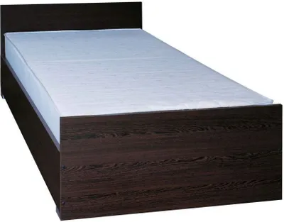 Produktbild von Einzelbett / Gästebett Corrientes 11 inkl. Bodenplatte, Farbe: Wenge - 90 x 200 cm (B x L)