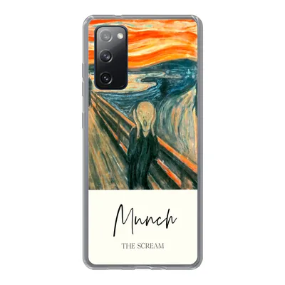 Produktbild von MuchoWow® Handyhülle Schutzhülle Hülle für Samsung Galaxy S20 FE Der Schrei - Edvard Munch - Alte Meister Silikon Softcase Handy Hülle - Abdeckung