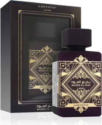 Zdjęcie produktu dla Lattafa Badee Al Oud – Oud Amethyest, Unisex, 100 ml, Butelka jednorazowa, Perfumy w płynie, Bergamotka, Różowy pieprz, Jaśmin, Różowy