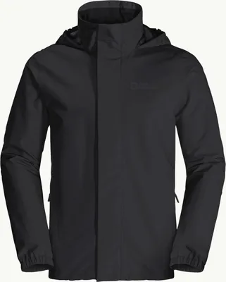 Produktbild von Jack Wolfskin Stormy Point Regenmantel Männer Schwarz - Größe XL
