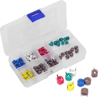 Produktbild von 80pcs 6mm Trimmer Kondensator 5/10/20/30/40/60/70/120P Elektronischer Kondensator Kit