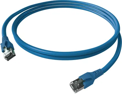 Immagine prodotto di EasyLan FlexBoot Patch Cord Cat.6A, S/FTP, blau, 0,5 m