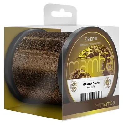 Image de DELPHIN MAMBA Carp, 300m, 0,26mm, 5.2kg / 11,46lbs, marron, ligne monofilament carpe, 101002708