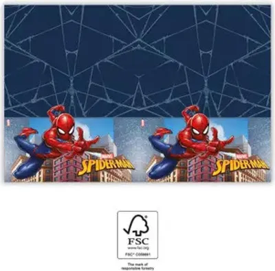 Produktbild von Amscan Spiderman Tischdecke, Rechteckig, Papier, Mehrfarbig, Abbildung, Spiderman, 1 Stück(e)