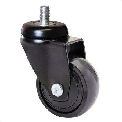 Produktbild von WAGNER 360° - 3C - Design-Lenkrolle - Ø 50 mm, schwarz, soft, Kugellager, Stift 10x16 mm, Tragkraft 50 kg - 01225266