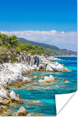 Produktbild von MuchoWow® Poster Meer - Sommer - Tropisch 60x90 cm - Wanddekoration