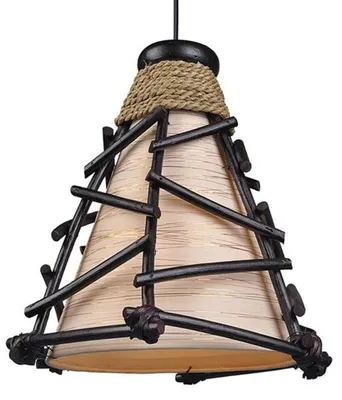 Produktbild von Deko-Leuchte Romy, Pendel-Deckenlampe aus Natur-Materialien