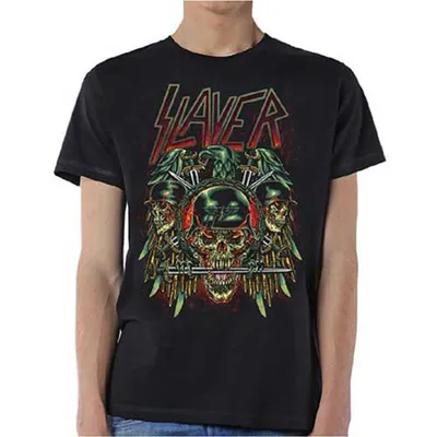 Produktbild von Slayer Prey with Background Black L T-Shirt
