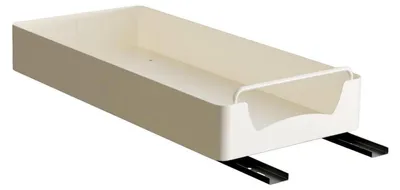 Produktbild von Ausziehbarer Schrank-Organizer aus Kohlenstoffstahl, 20 cm Breite