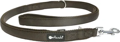 Produktbild von Petlando Führleine Mesh verstellbar 2,3 m mokka Hundeleine Leine Hund Größe S