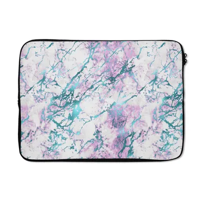 Produktbild von MuchoWow® Laptop Hülle 14 ZollMarmor - Farbe - Luxus - Muster Laptoptasche - Laptoptasche - Stoßsicher - Schutzhaube