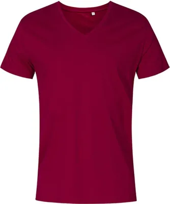 Produktbild von X.O V-Ausschnitt T-Shirt Herren, Himbeere, XXL
