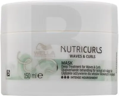 Image de Wella Professionals Nutricurls Waves & Curls Mask, masque nourrissant pour cheveux ondulés et bouclés, 150 ml