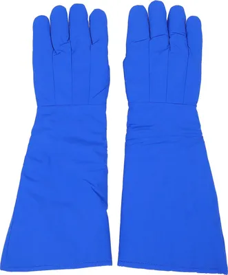 Image de Gants cryogéniques, résistants à des températures comprises entre -260 °C et +148 °C, 4 couches, imperméables, résistants au gel, gants de travail, 58 cm