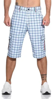 Produktbild von Herren 3/4 Kurze Hose Bermuda Shorts Karo Sommer / Muster 5-36