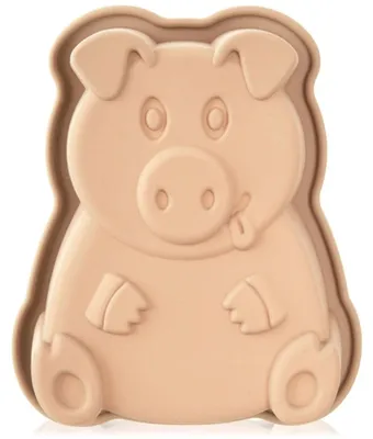 Produktbild von Silikon-Backform in Schweinchenform, 18 x 14,5 x 4,5 cm