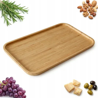 Produktbild von Sokomedica Bambus Tablett Rechteckig 44 cm Servierplatte