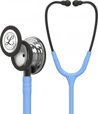 Produktbild von Littmann Classic III hochglanzpoliertes Stethoskop für Innere Medizin, hellblau 5959