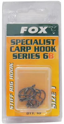 Produktbild von Fox Karpfen Haken Stiff Rig Hook Gr. 1b für Boilies