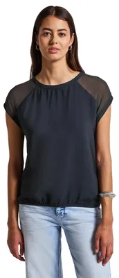 Produktbild von Street One Blusenshirt mit Meshdetail