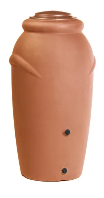 Produktbild von Regentonne 210 Liter Regenfass Wasserfass - bitte wählen Sie Ihre Tonne und/oder ggf. Zubehör aus : Tonne Terrakotta