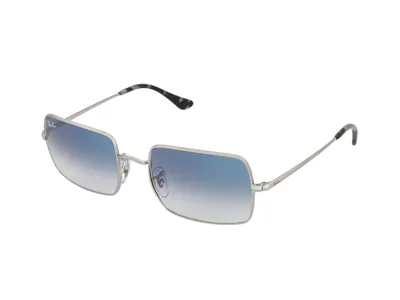 Produktbild von Ray-Ban RECTANGLE 1969, Erwachsener, Uni, Rechteckig, Silber, Nicht-polarisierte Linse, Metall