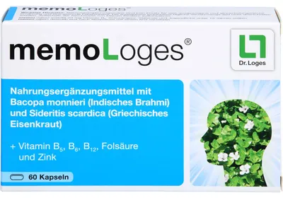 Obrázek produktu pro memoLoges kapsle na podporu paměti a koncentrace, 60 kapslí
