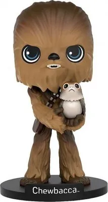 Imagen del producto de FUNKO Wobblers: Star Wars - El Último Jedi - Chewbacca, figura coleccionable, películas y series de televisión