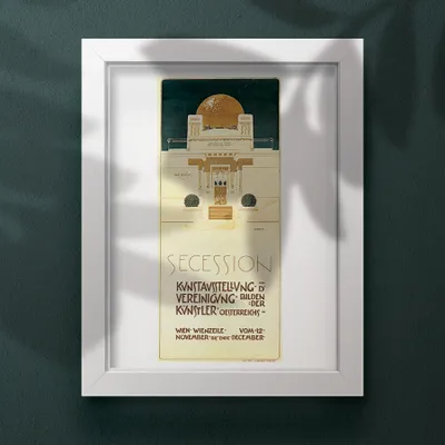Produktbild von Bild Poster - Wiener Jugendstilausstellung - A3 (29,7 cm x 42 cm)