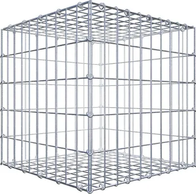 Produktbild von Gabione 50 cm x 50 cm x 50 cm (L x H x T), Maschenweite 5 cm x 10 cm, C-Ring