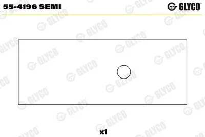 Produktbild von GLYCO Pleuelbuchse 55-4196 SEMI für FORD SIERRA (GBG, GB4) 29,7mm